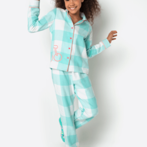 Pijama Manga Longa Flanelado Menina Teen Cherry