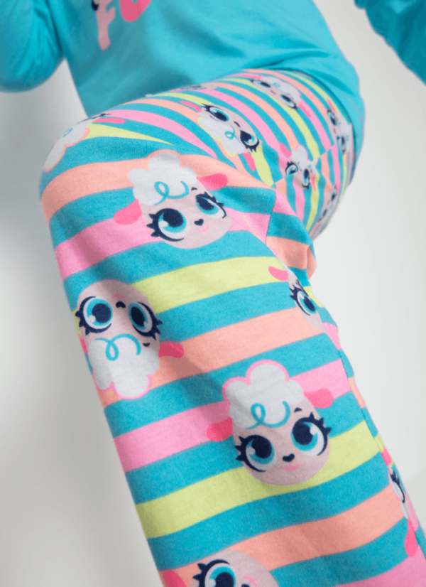 Pijama Manga Longa Menina Ovelha - Imagem 3