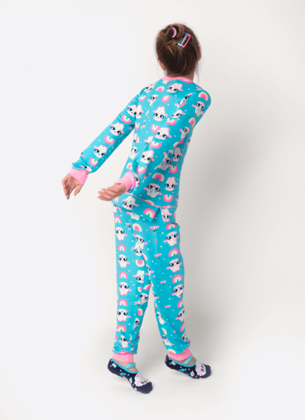 Pijama Manga Longa Viscolycra Menina Teen Ovelha - Imagem 4