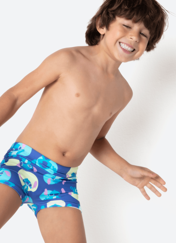 Sunga Boxer Menino Stitch - Imagem 2