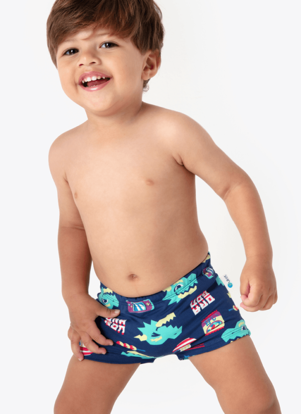 Sunga Boxer Bebê Menino Dragão Street - Imagem 3