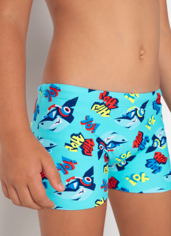 Sunga Boxer Menino Tubarão Hip Hop - Imagem 2