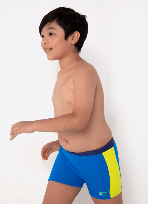 Sunga Boxer Menino Teen Azul Color Block - Imagem 2