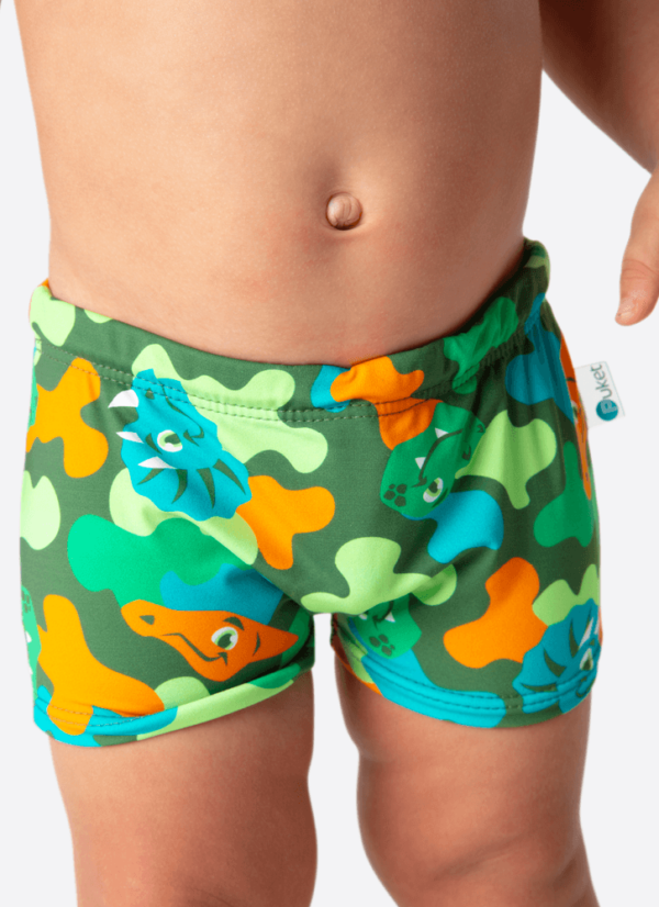 Sunga Boxer Bebê Menino Dino Trio - Imagem 2