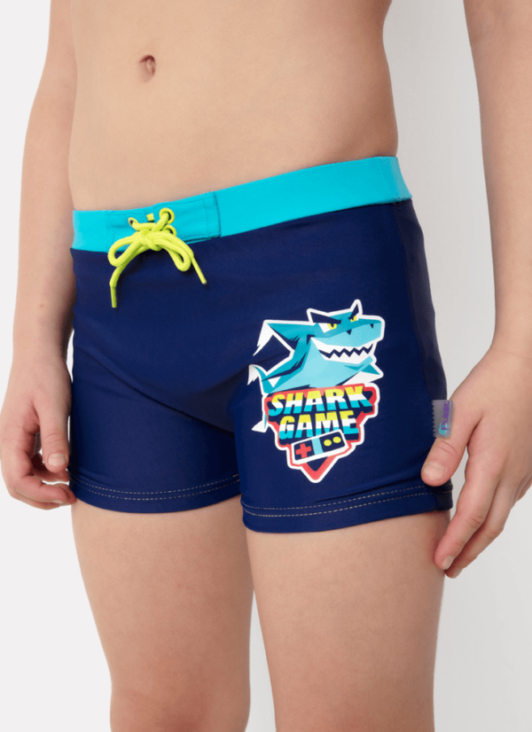 Sunga Boxer Menino Tubarão Gamer - Imagem 2