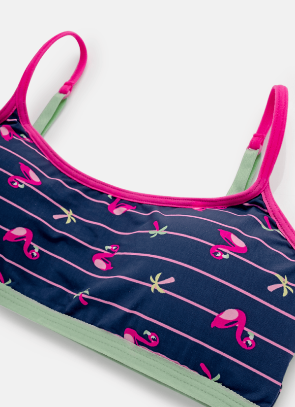 Top Microfibra Menina Teen Flamingo - Imagem 3