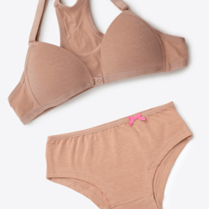 Kit Sutiã e Calcinha Teen Nude